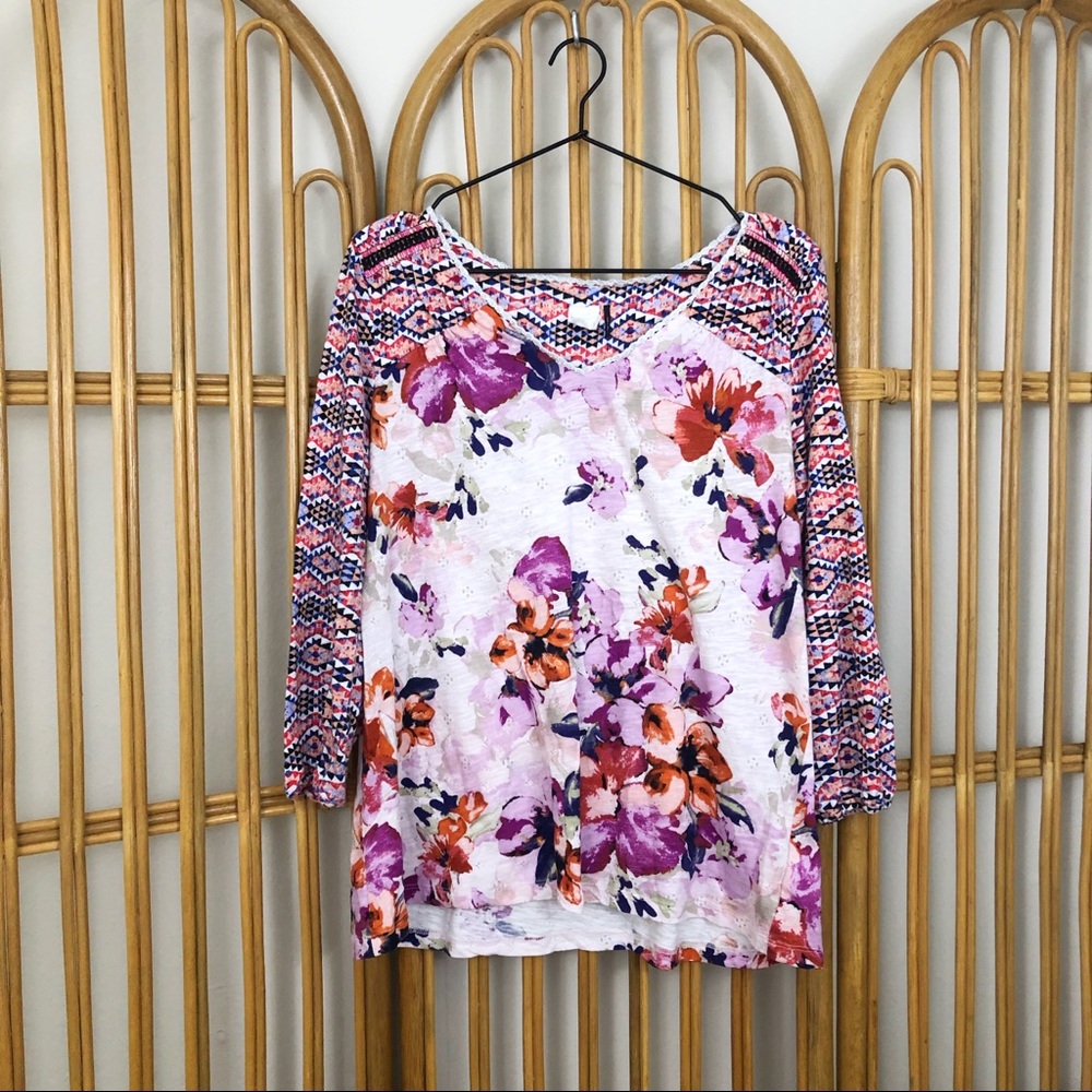 Anthro Akemi + Kin Ayana Peasant Top